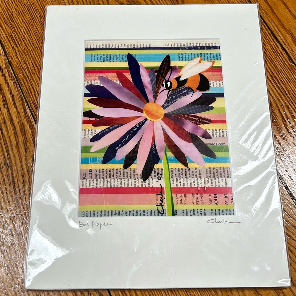 Charla Steele magazine media artist signed print.  KenzArt Creations 11 x 14